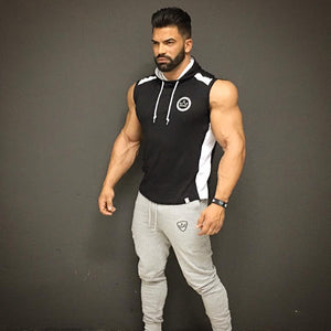 2018 BRAND MUSCLE FITNESS MENS LONG PANTS NEW CASUAL COTTON